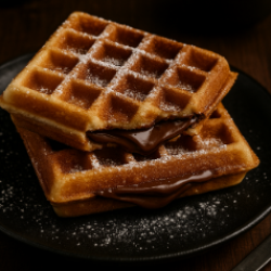 nutella stuffed waffles 2 nutella stuffed waffles 2